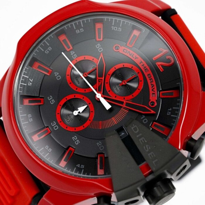 Diesel Men's Chronograph Mega Chief Red Watch - DZ4526 - Image 2