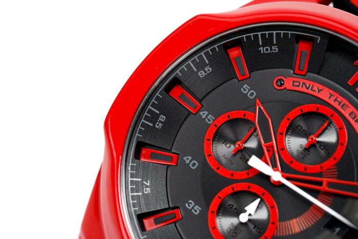 Diesel Men's Chronograph Mega Chief Red Watch - DZ4526 - Image 6