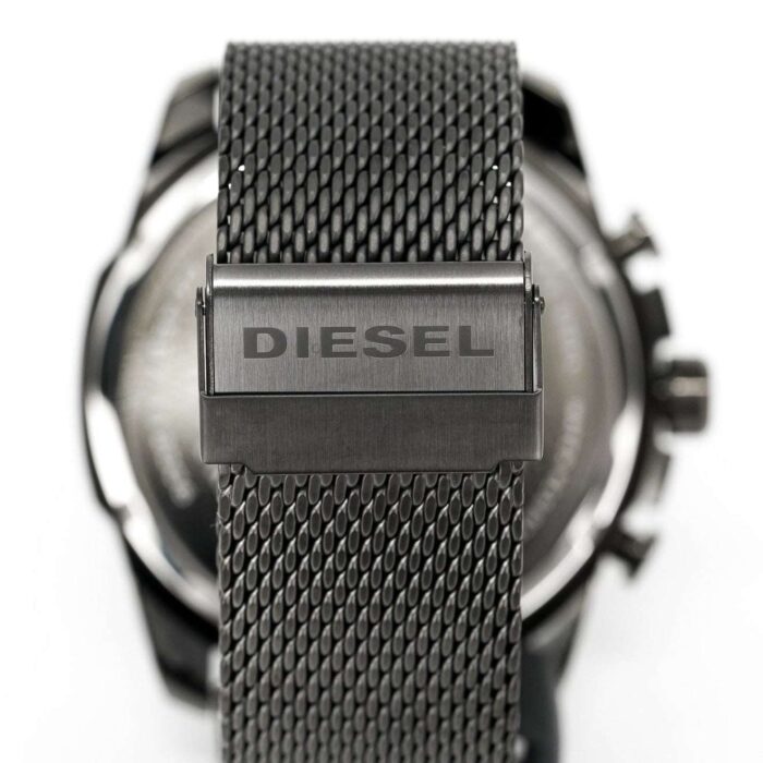Diesel Men's Chronograph Mega Chief Gunmetal Mesh Watch - DZ4527 - Image 3