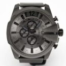 Diesel Men's Chronograph Mega Chief Gunmetal Mesh Watch - DZ4527
