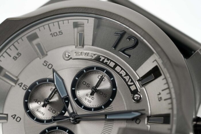 Diesel Men's Chronograph Mega Chief Gunmetal Mesh Watch - DZ4527 - Image 8