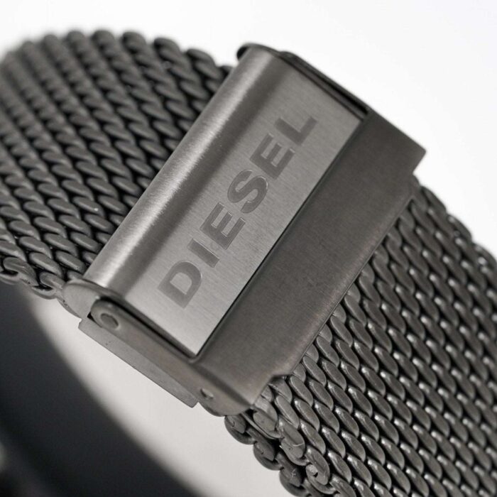 Diesel Men's Chronograph Mega Chief Gunmetal Mesh Watch - DZ4527 - Image 9