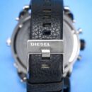 Diesel Men's Chronograph Big Daddy Silver Black Watch - DZ7125