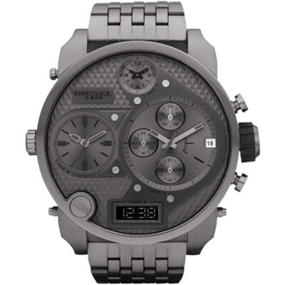 Diesel Men's Chronograph Big Daddy Gun Metal Watch - DZ7247