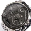 Diesel Men's Chronograph Big Daddy Gun Metal Watch - DZ7247