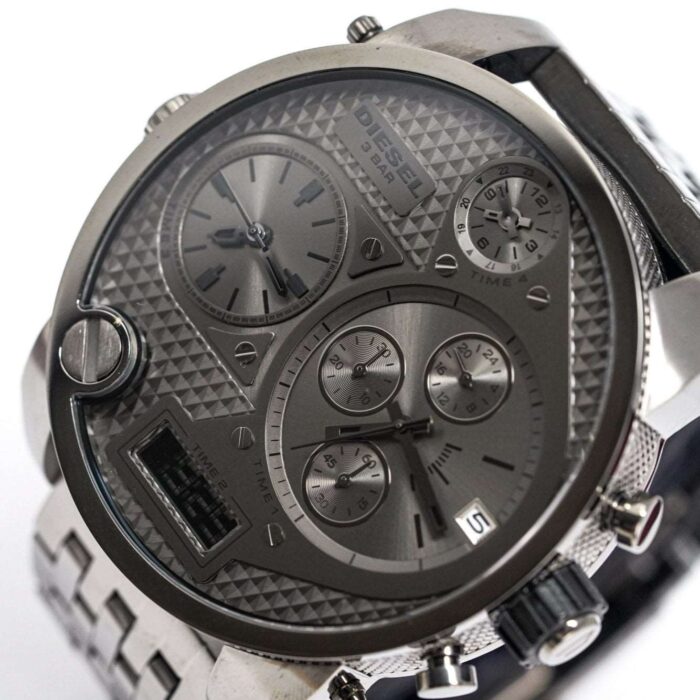 Diesel Men's Chronograph Big Daddy Gun Metal Watch - DZ7247 - Image 2