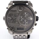 Diesel Men's Chronograph Big Daddy Gun Metal Watch - DZ7247