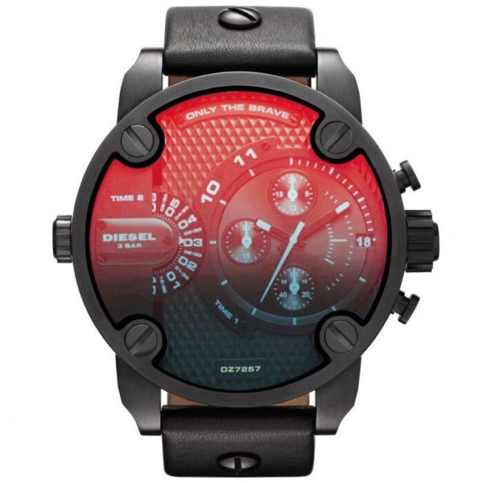 Diesel Men's Chronograph Little Daddy Blue Black Watch - DZ7257 - Image 2