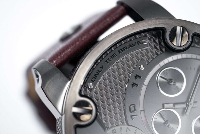 Diesel Men's Chronograph Little Daddy Gun Metal Brown Watch - DZ7258 - Image 4