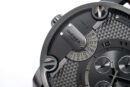Diesel Men's Chronograph Little Daddy Gun Metal Brown Watch - DZ7258