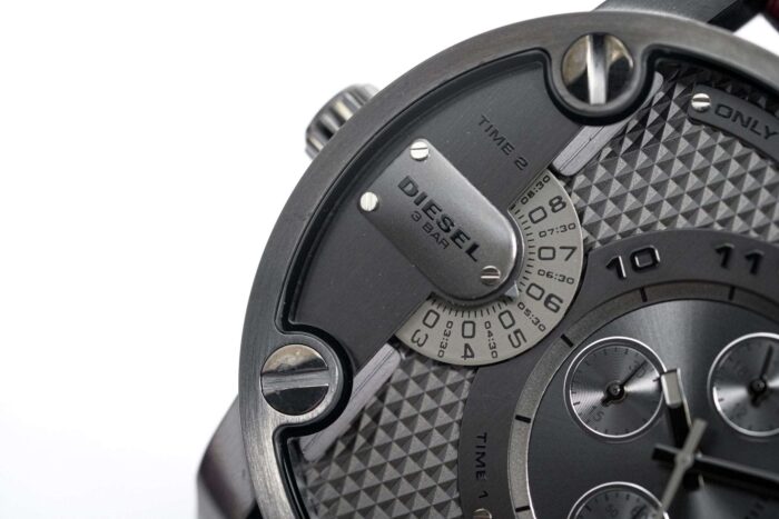 Diesel Men's Chronograph Little Daddy Gun Metal Brown Watch - DZ7258 - Image 7