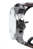 Diesel Men's Chronograph Little Daddy Gun Metal Brown Watch - DZ7258