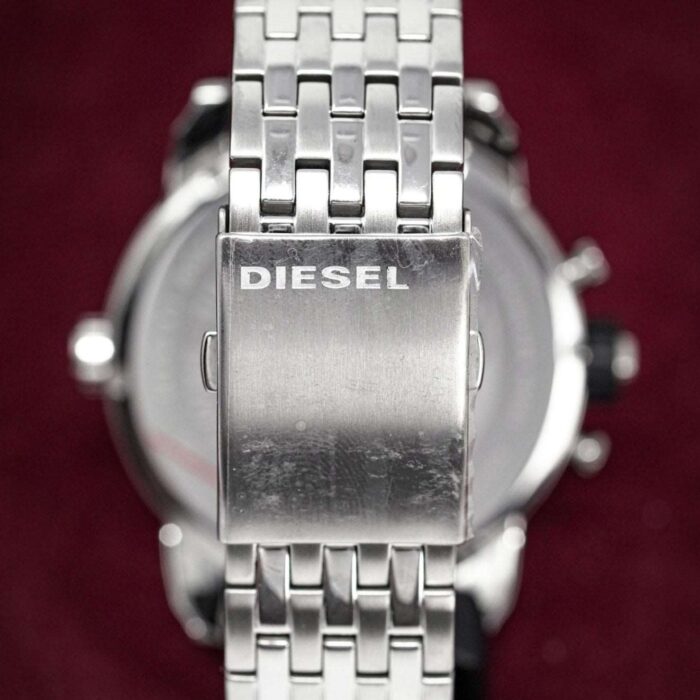Diesel Men's Chronograph Little Daddy Black Silver Watch - DZ7259 - Image 3