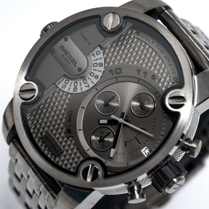 Diesel Men's Chronograph Little Daddy Gun Metal Watch - DZ7263 - Image 2