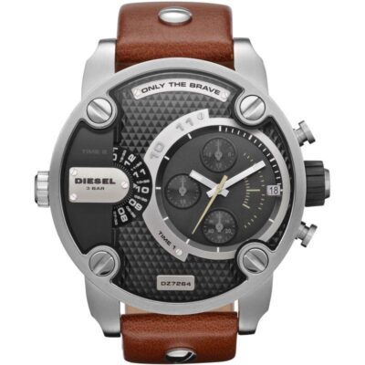 Diesel Men's Little Daddy Brown Chronograph Watch - DZ7264