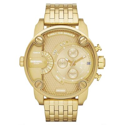 Diesel Men's Little Daddy Gold Stainless Steel Chronograph Watch - DZ7287