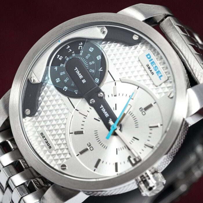 Diesel Men's Mini Daddy Silver Watch - DZ7305 - Image 2