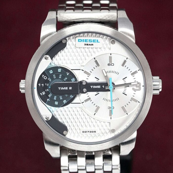 Diesel Men's Mini Daddy Silver Watch - DZ7305 - Image 6