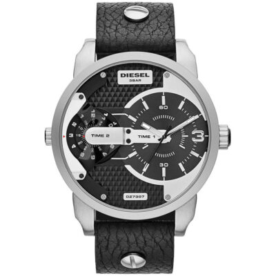 Diesel Men's Mini Daddy Silver Black Watch - DZ7307