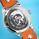 Diesel Men's Mini Daddy Silver Brown Watch - DZ7309