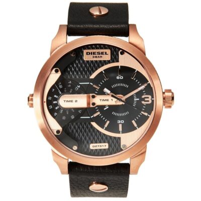 Diesel Men's Rose Gold Mini Daddy Chronograph Watch - DZ7317
