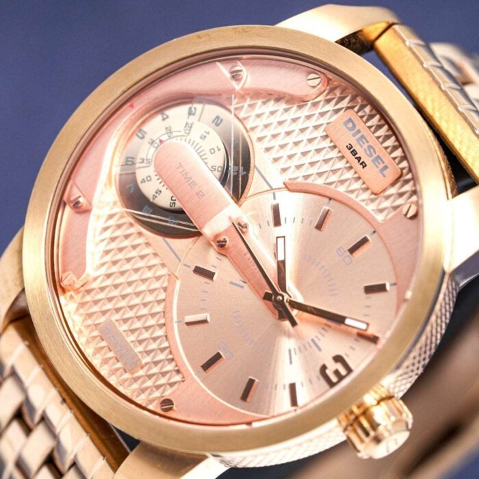 Diesel Men's Mini Daddy Rose Gold Watch - DZ7318 - Image 6