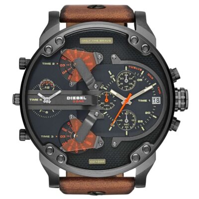 Diesel Men's Mr Daddy 2.0 Black Chronograph Watch - DZ7332