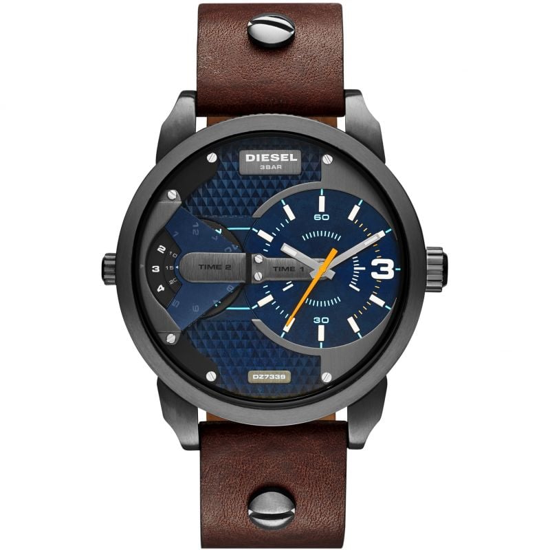 Diesel Men's Mini Daddy Gun Metal Watch - DZ7339