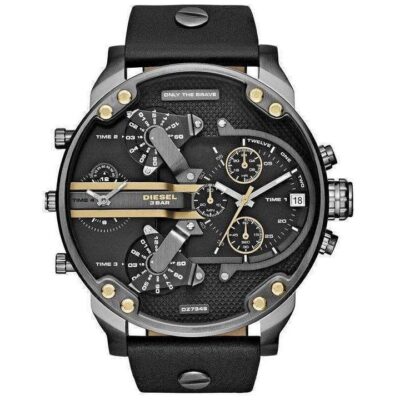 Diesel Men's Mr Daddy 2.0 Black Chronograph Watch - DZ7348