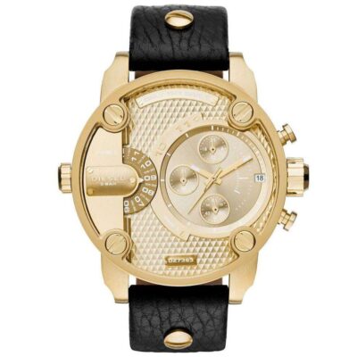 Diesel Men's Chronograph Little Daddy Gold Watch - DZ7363
