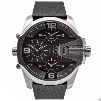 Diesel Men's Black Uber Chief Chronograph Watch - DZ7376