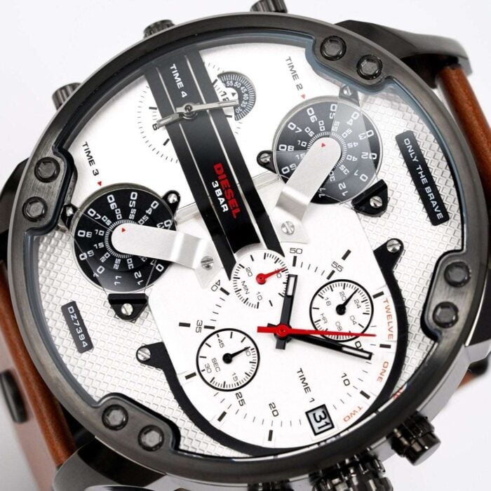 Diesel Men's Chronograph Mr Daddy 2.0 Brown Watch - DZ7394 - Image 2