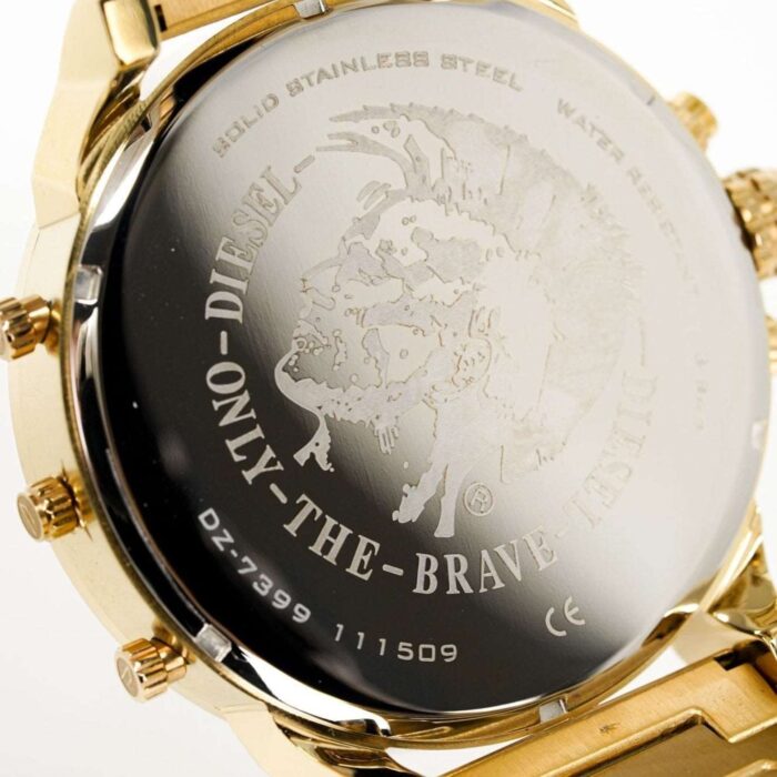 Diesel Men's Chronograph Mr Daddy 2.0 Yellow Gold Watch - DZ7399 - Image 5