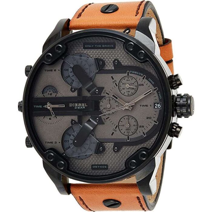 Diesel Men's Chronograph Mr Daddy 2.0 Brown Watch - DZ7406 - Image 3