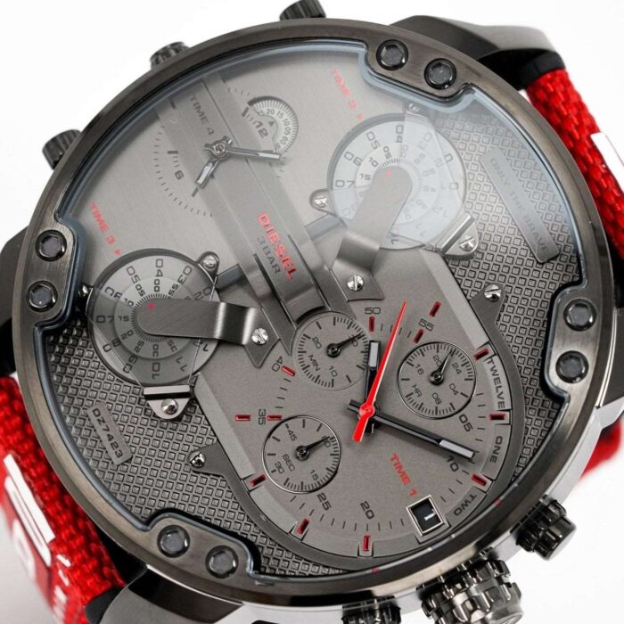 Diesel Men's Chronograph Mr Daddy 2.0 Red Watch - DZ7423 - Image 2