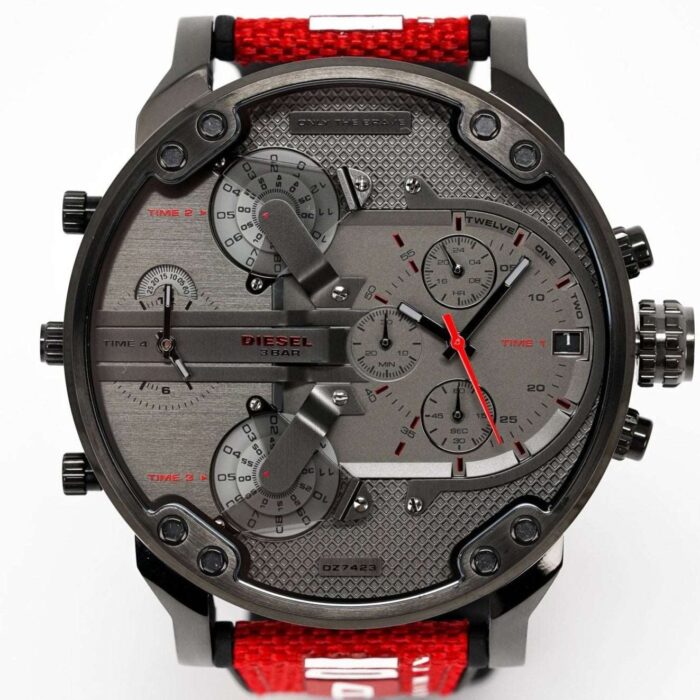 Diesel Men's Chronograph Mr Daddy 2.0 Red Watch - DZ7423 - Image 3