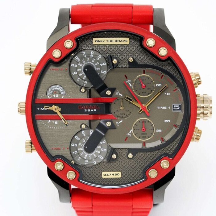 Diesel Men's Chronograph Mr Daddy 2.0 Red Watch - DZ7430 - Image 5