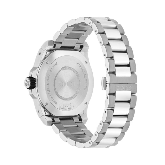 Gucci Dive Men's 45mm Automatic Stainless Steel Watch - Black Dial - YA136218 - Image 5