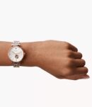 Emporio Armani Ladies Automatic T-Bar Gianni Rose Gold Watch - AR11145
