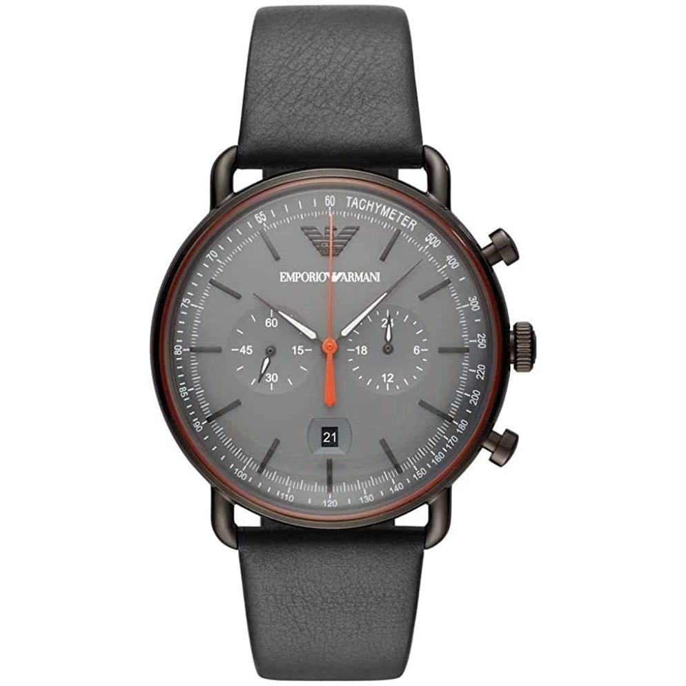 Emporio Armani Men's Aviator Black Watch - AR11168