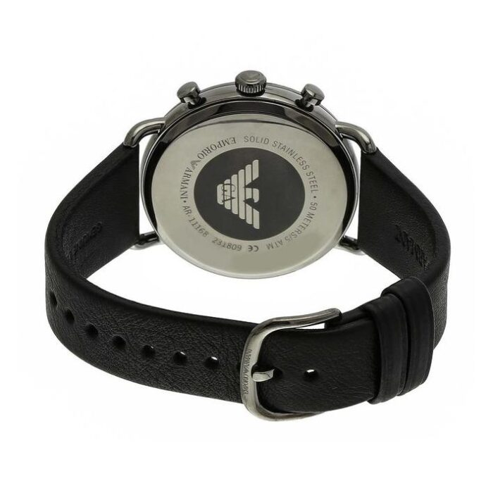 Emporio Armani Ladies Automatic T-Bar Gianni Silver Watch - AR11204 - Image 7