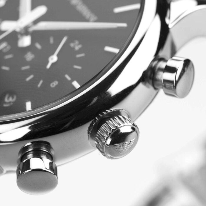 Emporio Armani Men's Black Chronograph Watch - AR1811 - Image 2