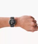 Emporio Armani Men's Black Chronograph Watch - AR2447