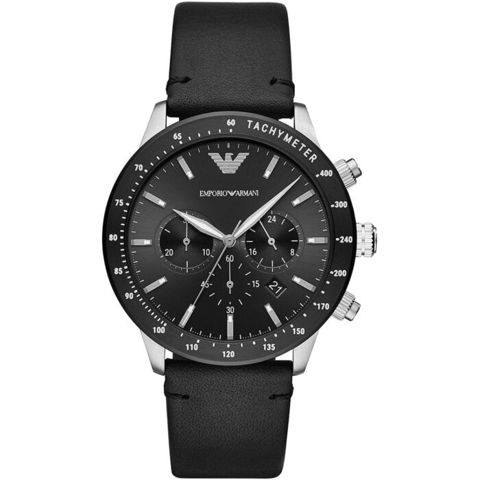 Emporio Armani Men's Black Chronograph Watch - AR2447 - Image 6