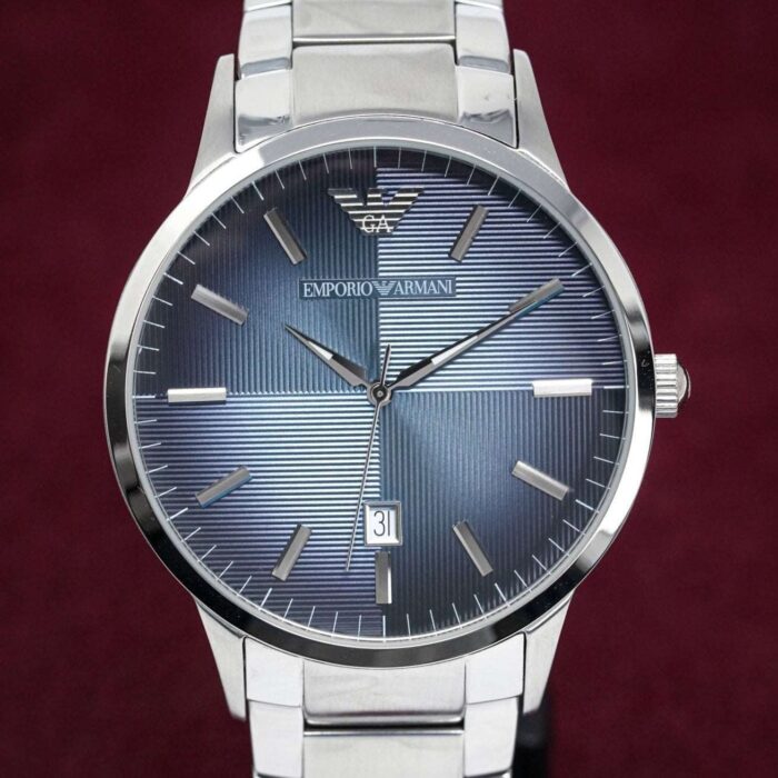 Emporio Armani Men's Renato Blue Watch - AR2472 - Image 2
