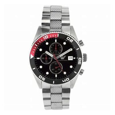 Emporio Armani Men's Silver Chronograph Watch - AR5855