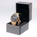 Emporio Armani Men's PVD Gold Chronograph Watch - AR5857