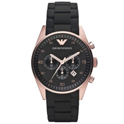Emporio Armani Men's Rose Gold Chronograph Watch - AR5905