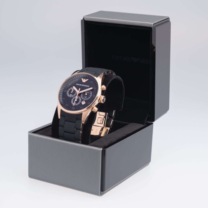 Emporio Armani Men's Rose Gold Chronograph Watch - AR5905 - Image 6
