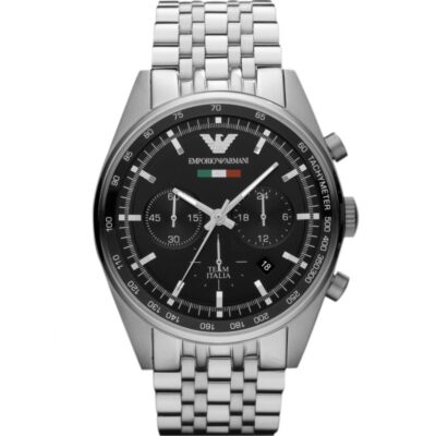 Emporio Armani Men's Black Chronograph Watch - AR5983